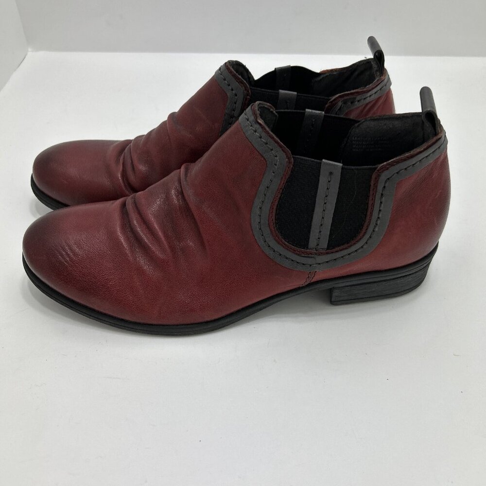 Miz Mooz Women's Scooter Sip-on Loafer Booties Footwear Colour Red Euro 39 Us 8 - Picture 4 of 11